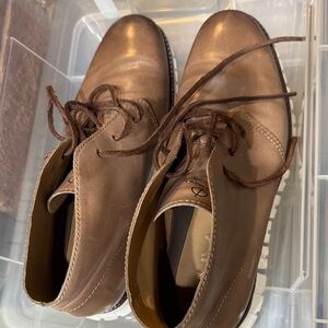 Cole Haan Tan Leather Chukka Boots